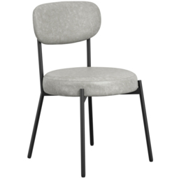 Smith Set of 2 Graphite Dining Chair - thumbnail 2