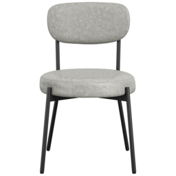 Smith Set of 2 Graphite Dining Chair - thumbnail 3
