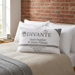 Divante Duck Feather & Down Pillow 74 x 48cm 2 Pack - thumbnail 2