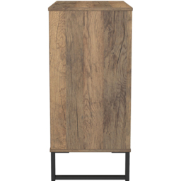 Crowndale Hong Kong 4 Drawer Vintage Oak Chest of Drawers Ready Assembled - thumbnail 4