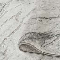 Desire Rugs Novu Valley Grey Modern Abstract Metallic Sheen Rug 200 x 290cm - thumbnail 4