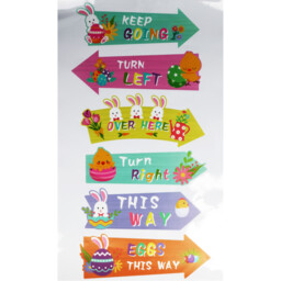 Easter Large Hunt Arrow Stickers - Green - thumbnail 2