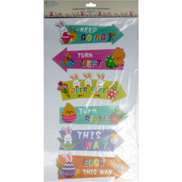 Easter Large Hunt Arrow Stickers - Green - thumbnail 1