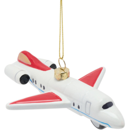 The Seasonal Gift Co Plane Hanging Tree Decoration 14cm