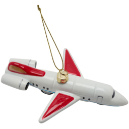 The Seasonal Gift Co Plane Hanging Tree Decoration 14cm - thumbnail 2