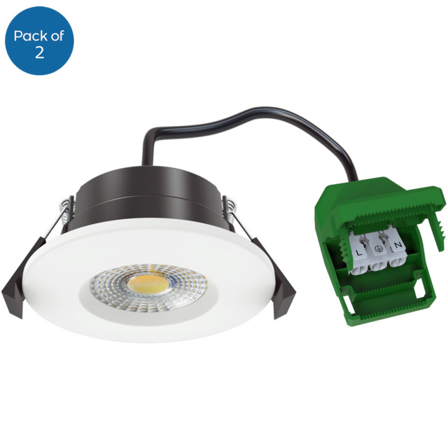 ENER-J 2 Pack 7W Dimmable and CCT Changeable Fireproof Downlight - image 1