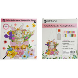 Tulip Bucket Crystal Paint Wall Hanger - Multicolour - thumbnail 3