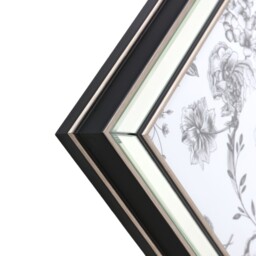 Mode Mirrored Photo Frame Silver A4 - thumbnail 4