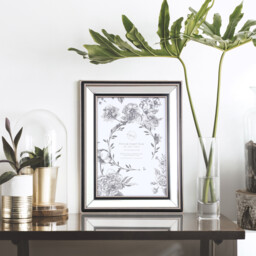 Mode Mirrored Photo Frame Silver A4 - thumbnail 2