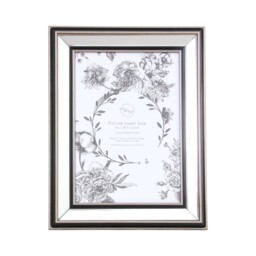 Mode Mirrored Photo Frame Silver A4 - thumbnail 1