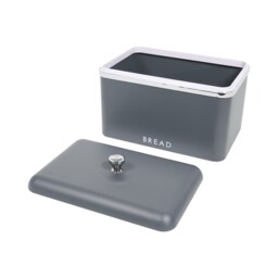 Rectangular Bread Bin Grey - thumbnail 4