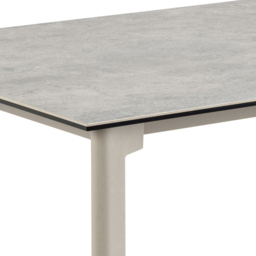 Florence Palermo 6 Seater Rectangular Grey Ceramic Dining Table - thumbnail 4
