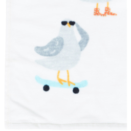 White Seagull Hand Towel - thumbnail 3