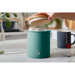Swan 3 Piece Pine Green Canisters - thumbnail 3