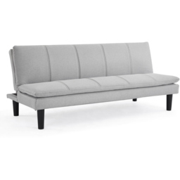 Home Detail Pearse 2 Seater Light Grey Sofa Bed - thumbnail 2