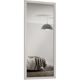 Spacepro Shaker Single Panel Cashmere Frame Mirror Sliding Door 2220 x 914mm