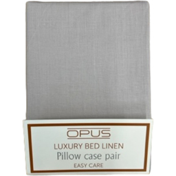 Opus Silver Polycotton Pillowcase 2 Pack - thumbnail 3
