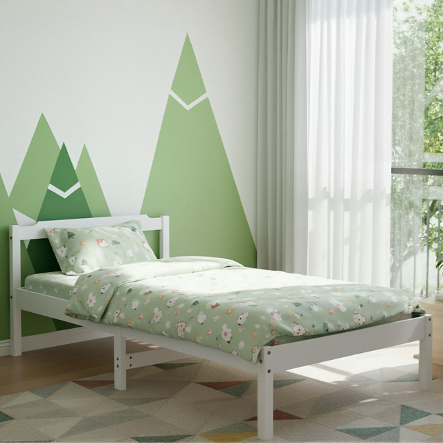 Kidsaw Jinsen White Single Bed - image 1