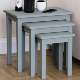 VIDA DESIGNS Yorkshire Grey Nest of Tables Set of 3