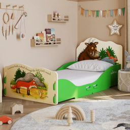 Kidsaw Gruffalo Green and Cream Toddler Bed - thumbnail 1