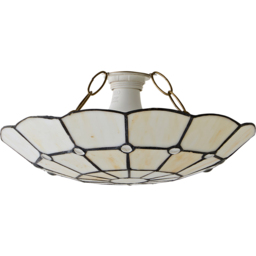 ValueLights Cortez Cream Traditional Tiffany Style Pendant Light Shade