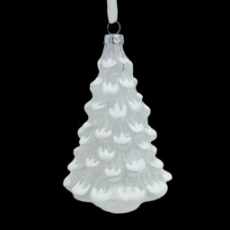 Glass Christmas Tree Hanging Decoration - thumbnail 3