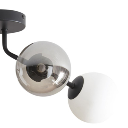 Madrid 4 Light Black Ceiling Light - thumbnail 4
