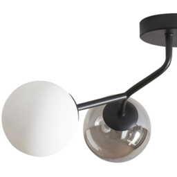 Madrid 4 Light Black Ceiling Light - thumbnail 3