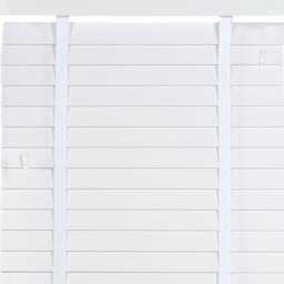 Ashwood Cotton White Venetian Blinds Cotton 180 x 160cm