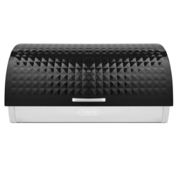 Tower Black Solitaire Bread Bin