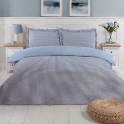 Josette Frill Duvet Set Blue Superking - thumbnail 2