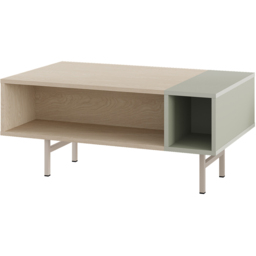 Decortie Mona Ash Green Sonoma Oak 4 Shelf Coffee Table - thumbnail 2