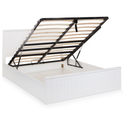 Julian Bowen Maine Double Surf White Ottoman Bed - thumbnail 4