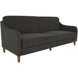 Dorel Jasper 3 Seater Grey Linen Sprung Sofa Bed - thumbnail 2