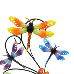 Multicolour Dragonflies Indoor and Outdoor 77 x 48cm Wall Art - thumbnail 3