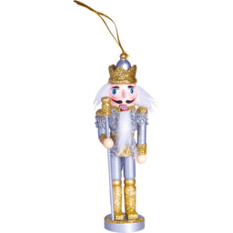 St Helens Multicolour Christmas Nutcracker with Gold Hat 15cm