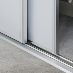 Spacepro Single Panel White Sliding Door 2220 x 762mm - thumbnail 3
