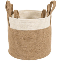 Natural Woven Storage Basket 3 Pack - thumbnail 1