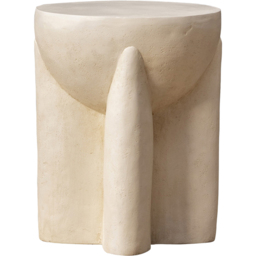 Desser Naples Concrete Effect Round Side Table - thumbnail 2