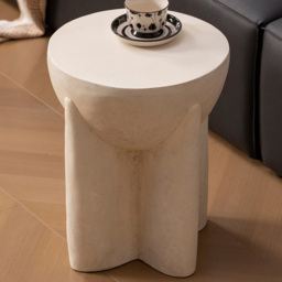 Desser Naples Concrete Effect Round Side Table