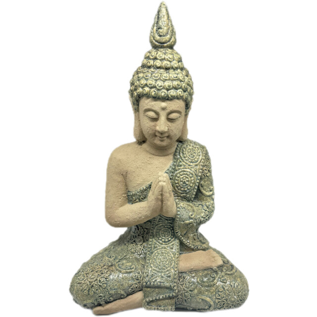 Beige Buddha Idol Statue