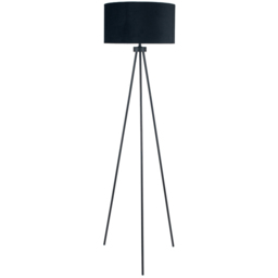 Pacific Lifestyle Houston Metal Matt Black Tripod Floor Lamp - thumbnail 1