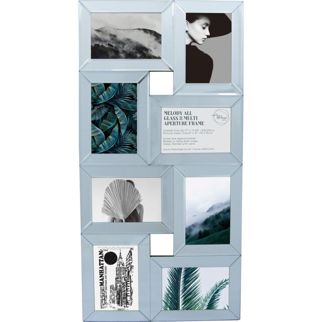 Melody All Glass 8 Multi Aperture Frame Clear - image 1