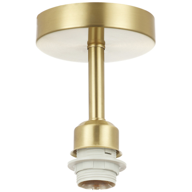 Happy Homewares Satin Brass Gold Plated Ceiling Light Fitting - image 1
