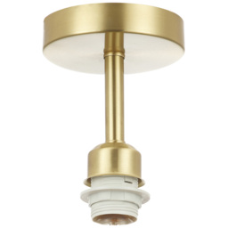 Happy Homewares Satin Brass Gold Plated Ceiling Light Fitting