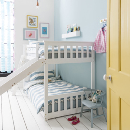 Noa and Nani Tuva White Low Cabin Bed with Bunk Underbed and Play Area - thumbnail 3