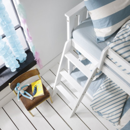 Noa and Nani Tuva White Low Cabin Bed with Bunk Underbed and Play Area - thumbnail 4