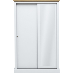 Devon 2 Door White Sliding Wardrobe - thumbnail 2