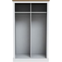 Devon 2 Door White Sliding Wardrobe - thumbnail 3
