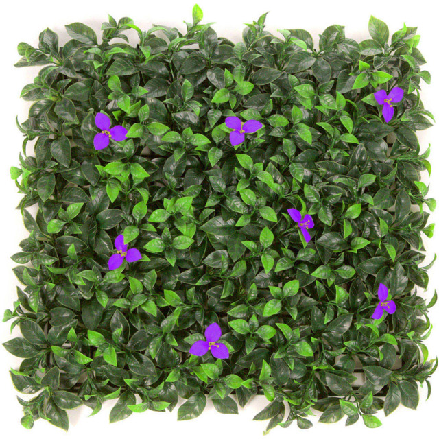 Pack of 12 50cm Purple Laurel Hedging Mat - image 1